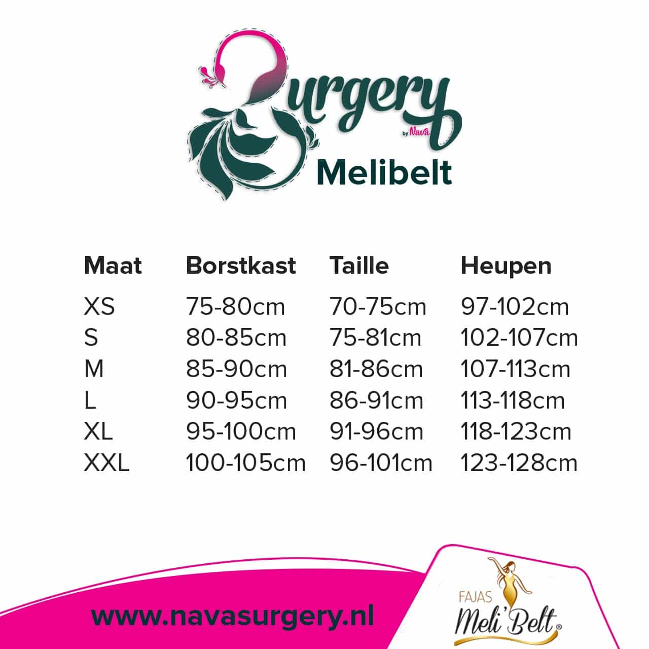 Faja stage 3 Melibelt 2029 (zwart) - Nava Surgery